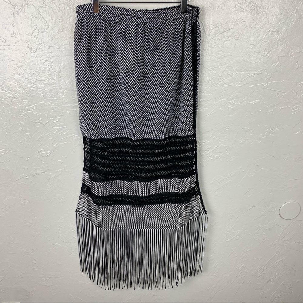 Jonathan Simkhai Resort Drawstring Fringe Knit Ma… - image 6